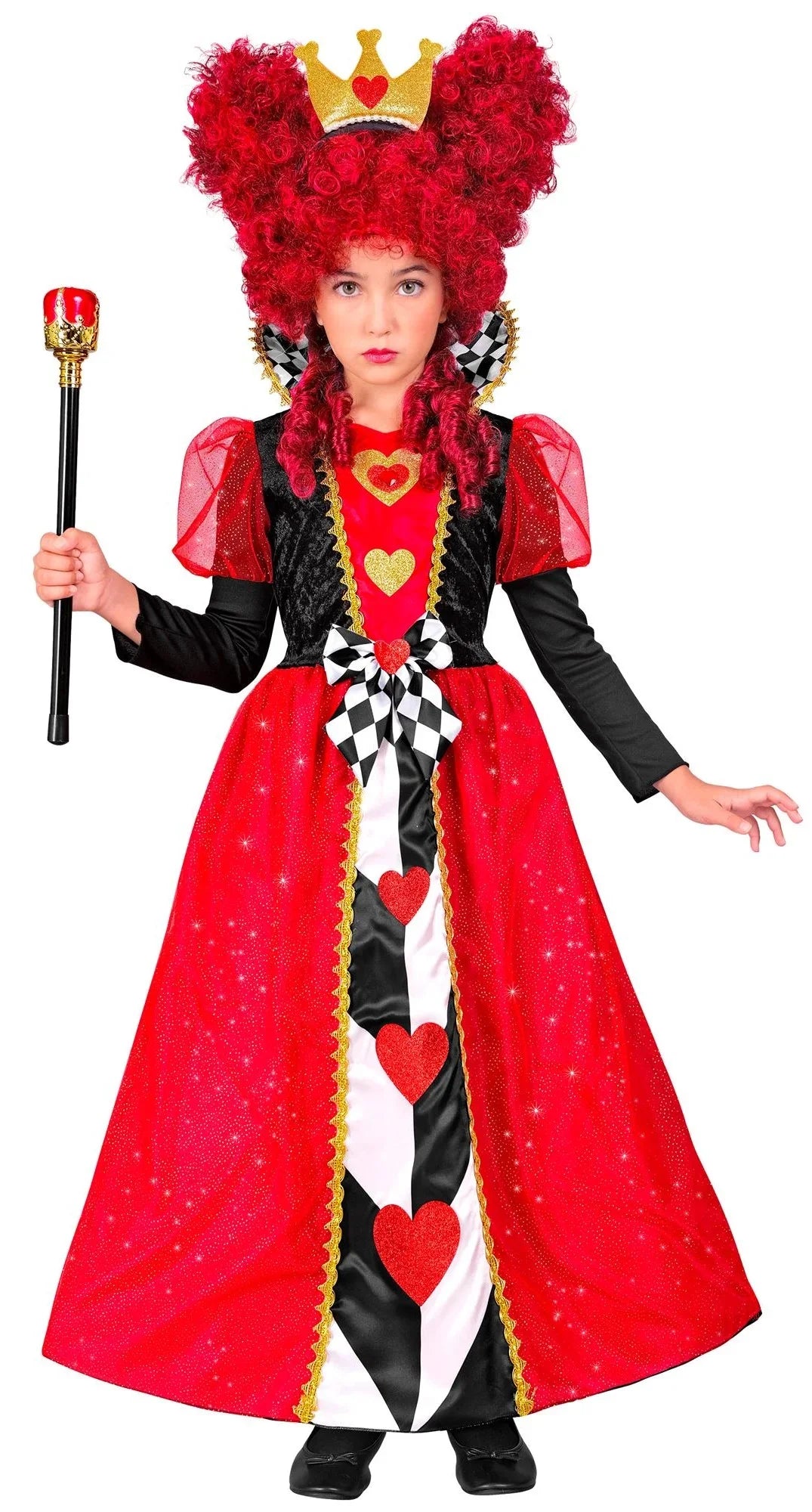 Disfraz de Reina de Corazones Estilosa Infantil Reina de Corazones Widmann